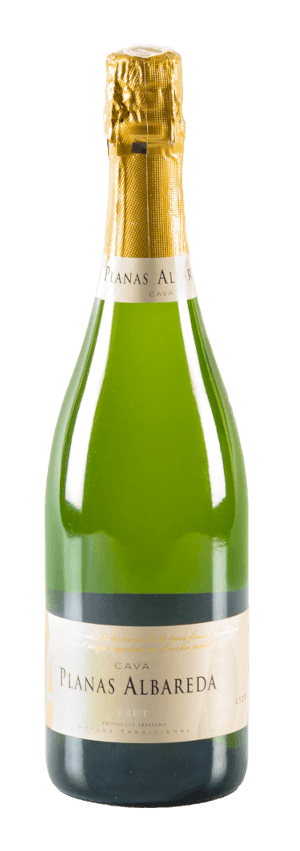 Sparkling wine bottle